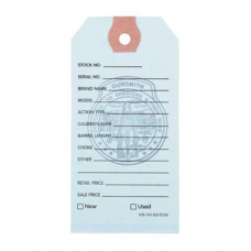 Brownells Gun Price Tags - Light Blue Gun Price Tags 100 Pack