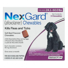 Nexgard For Dogs 10.1 - 25 Kg (Purple) 6 Chews