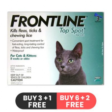 Frontline Top Spot For Cats (Green) 6 Pipette + 2 Free