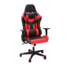 Essentials Collection High Back PU Leather Gaming Chair in Red - OFM ESS-6075-RED