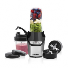 Kalorik 8-Piece Nutrition Blender Set, Black and Silver by Kalorik in Black