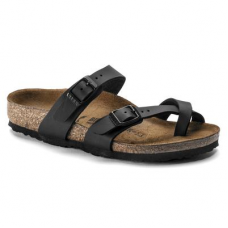 BIRKENSTOCK Kids Mayari Birko-Flor Black Thong Sandals