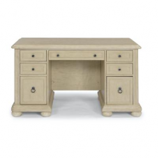 Provence White Pedestal Desk by Homestyles in White