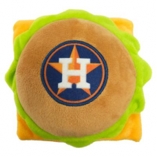 Houston Astros Hamburger Dog Toy, Medium